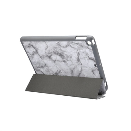 For iPad 10.2 inch Marble Texture Pattern Horizontal Flip Leather Case, with Three-folding Holder & Pen Slot & Sleep / Wake-up Function