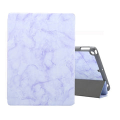 For iPad 10.2 inch Marble Texture Pattern Horizontal Flip Leather Case, with Three-folding Holder & Pen Slot & Sleep / Wake-up Function, For iPad 10.2 inch