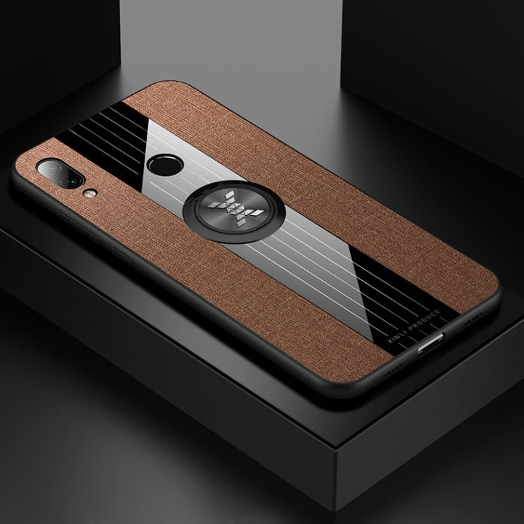 XINLI Stitching Cloth Textue Shockproof TPU Protective Case with Ring Holder, For Xiaomi Redmi 7, For Xiaomi Mi 9T / Redmi K20, For Xiaomi Redmi Note 5, For Xiaomi Redmi Note 7