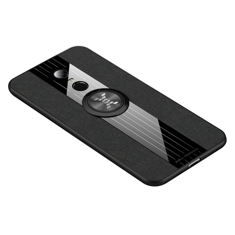 XINLI Stitching Cloth Textue Shockproof TPU Protective Case with Ring Holder, For Xiaomi Redmi 5 Plus, For Xiaomi Redmi Note 8, For Xiaomi Mi 8, For Xiaomi Mi 9, For Xiaomi Mi Max 2