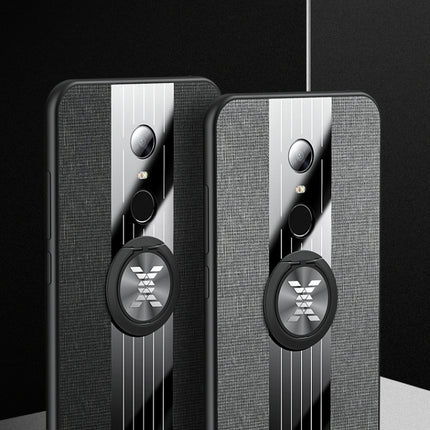 XINLI Stitching Cloth Textue Shockproof TPU Protective Case with Ring Holder, For Xiaomi Redmi 5 Plus, For Xiaomi Redmi Note 8, For Xiaomi Mi 8, For Xiaomi Mi 9, For Xiaomi Mi Max 2