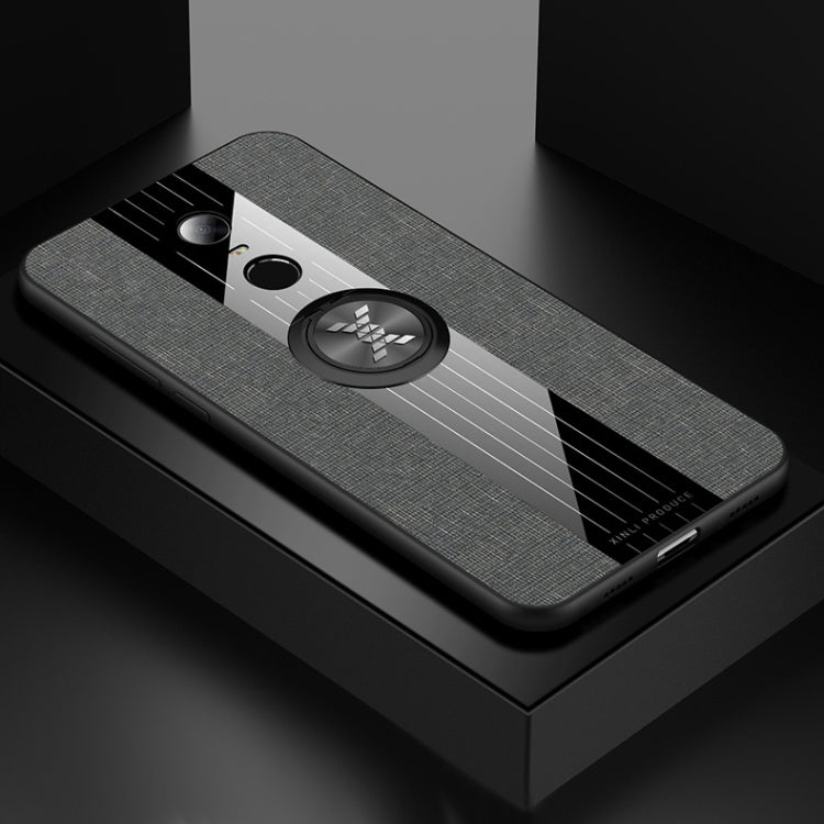 XINLI Stitching Cloth Textue Shockproof TPU Protective Case with Ring Holder, For Xiaomi Redmi 5 Plus, For Xiaomi Redmi Note 8, For Xiaomi Mi 8, For Xiaomi Mi 9, For Xiaomi Mi Max 2