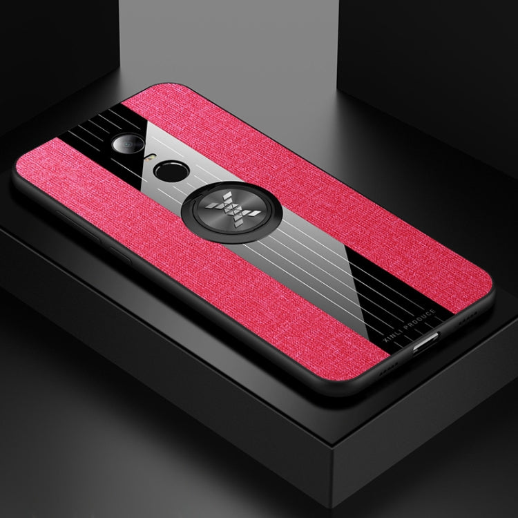 XINLI Stitching Cloth Textue Shockproof TPU Protective Case with Ring Holder, For Xiaomi Redmi 5 Plus, For Xiaomi Redmi Note 8, For Xiaomi Mi 8, For Xiaomi Mi 9, For Xiaomi Mi Max 2