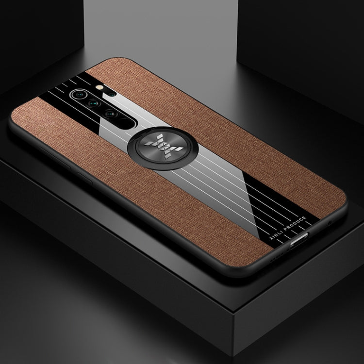 XINLI Stitching Cloth Textue Shockproof TPU Protective Case with Ring Holder, For Xiaomi Redmi 5 Plus, For Xiaomi Redmi Note 8, For Xiaomi Mi 8, For Xiaomi Mi 9, For Xiaomi Mi Max 2