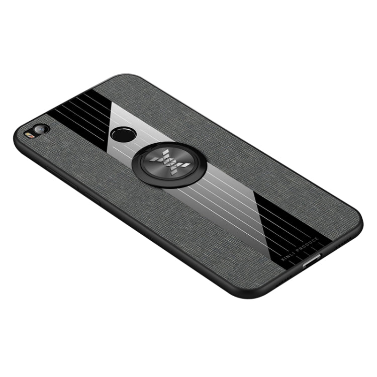 XINLI Stitching Cloth Textue Shockproof TPU Protective Case with Ring Holder, For Xiaomi Redmi 5 Plus, For Xiaomi Redmi Note 8, For Xiaomi Mi 8, For Xiaomi Mi 9, For Xiaomi Mi Max 2