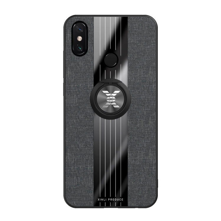 XINLI Stitching Cloth Textue Shockproof TPU Protective Case with Ring Holder, For Xiaomi Mi Max 3, For Xiaomi Mi 6X / A2, For Xiaomi Mi 9 SE, For Xiaomi Mi CC9
