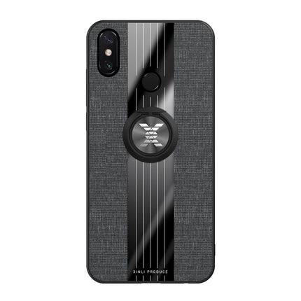 XINLI Stitching Cloth Textue Shockproof TPU Protective Case with Ring Holder, For Xiaomi Mi Max 3, For Xiaomi Mi 6X / A2, For Xiaomi Mi 9 SE, For Xiaomi Mi CC9