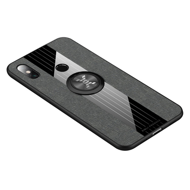XINLI Stitching Cloth Textue Shockproof TPU Protective Case with Ring Holder, For Xiaomi Mi Max 3, For Xiaomi Mi 6X / A2, For Xiaomi Mi 9 SE, For Xiaomi Mi CC9