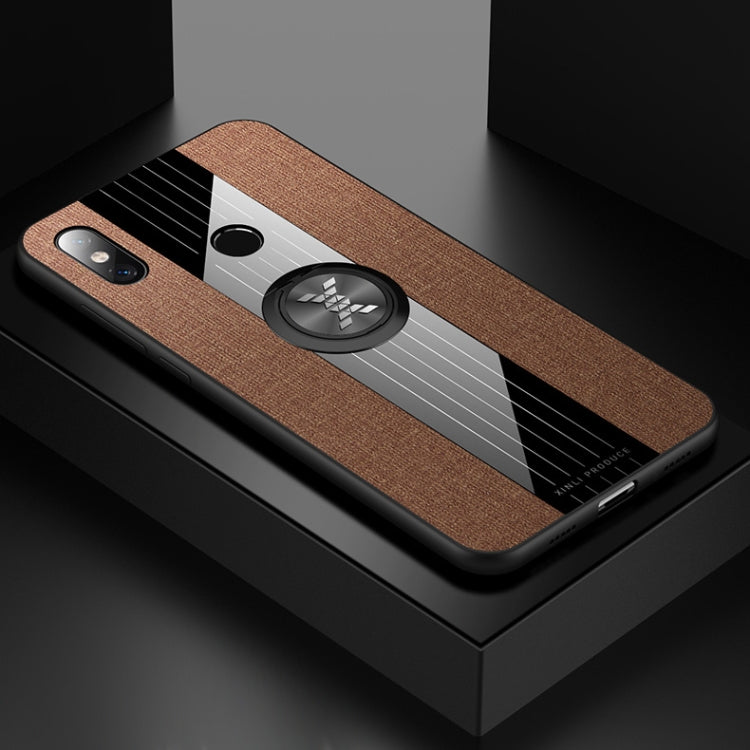 XINLI Stitching Cloth Textue Shockproof TPU Protective Case with Ring Holder, For Xiaomi Mi Max 3, For Xiaomi Mi 6X / A2, For Xiaomi Mi 9 SE, For Xiaomi Mi CC9