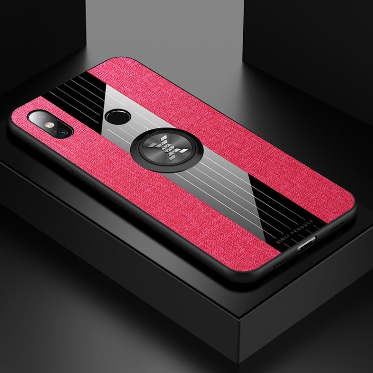 XINLI Stitching Cloth Textue Shockproof TPU Protective Case with Ring Holder, For Xiaomi Mi Max 3, For Xiaomi Mi 6X / A2, For Xiaomi Mi 9 SE, For Xiaomi Mi CC9