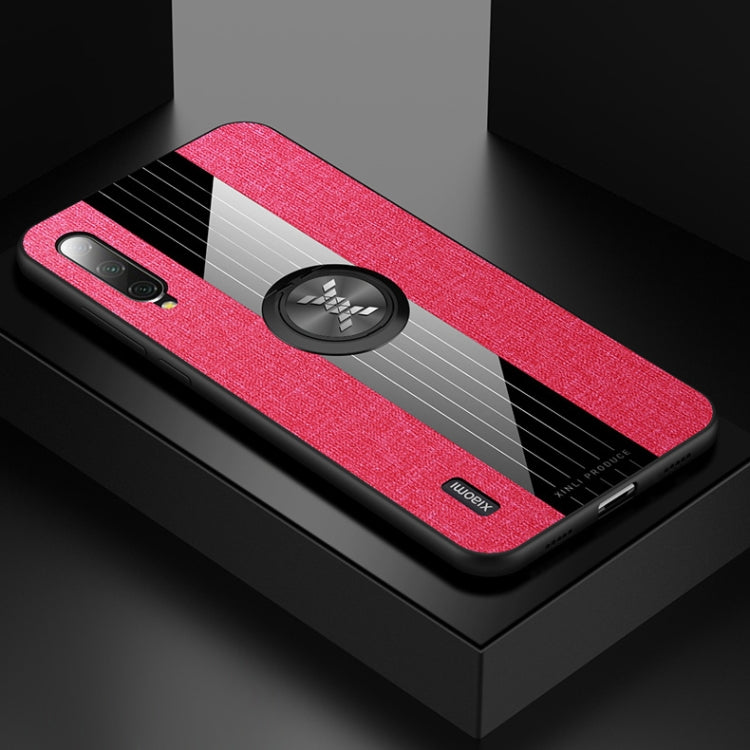 XINLI Stitching Cloth Textue Shockproof TPU Protective Case with Ring Holder, For Xiaomi Mi Max 3, For Xiaomi Mi 6X / A2, For Xiaomi Mi 9 SE, For Xiaomi Mi CC9