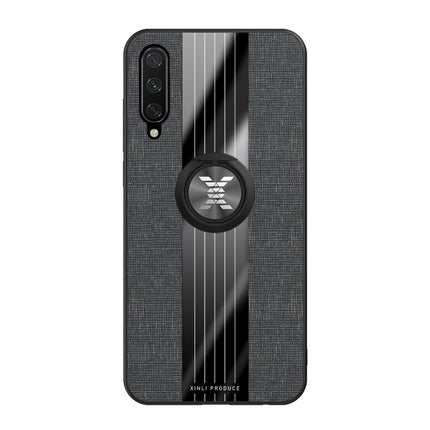 XINLI Stitching Cloth Textue Shockproof TPU Protective Case with Ring Holder, For Xiaomi Mi CC9e, For Xiaomi Mi 8 Lite