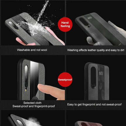 XINLI Stitching Cloth Textue Shockproof TPU Protective Case with Ring Holder, For Xiaomi Mi CC9e, For Xiaomi Mi 8 Lite