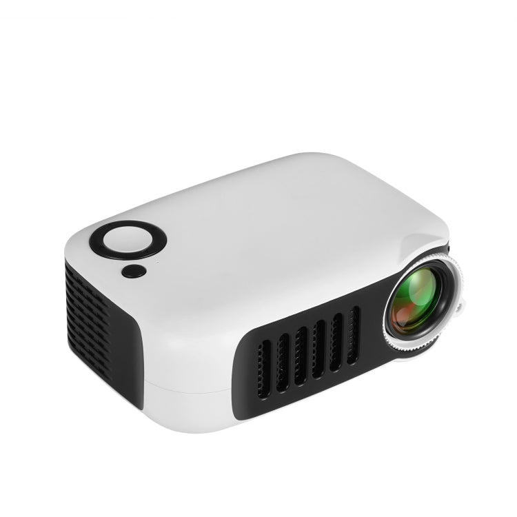 TRANSJEE A2000 320x240P 1000 ANSI Lumens Mini Home Theater HD Digital Projector, Plug Type: UK Plug, Plug Type: UK Plug(White)