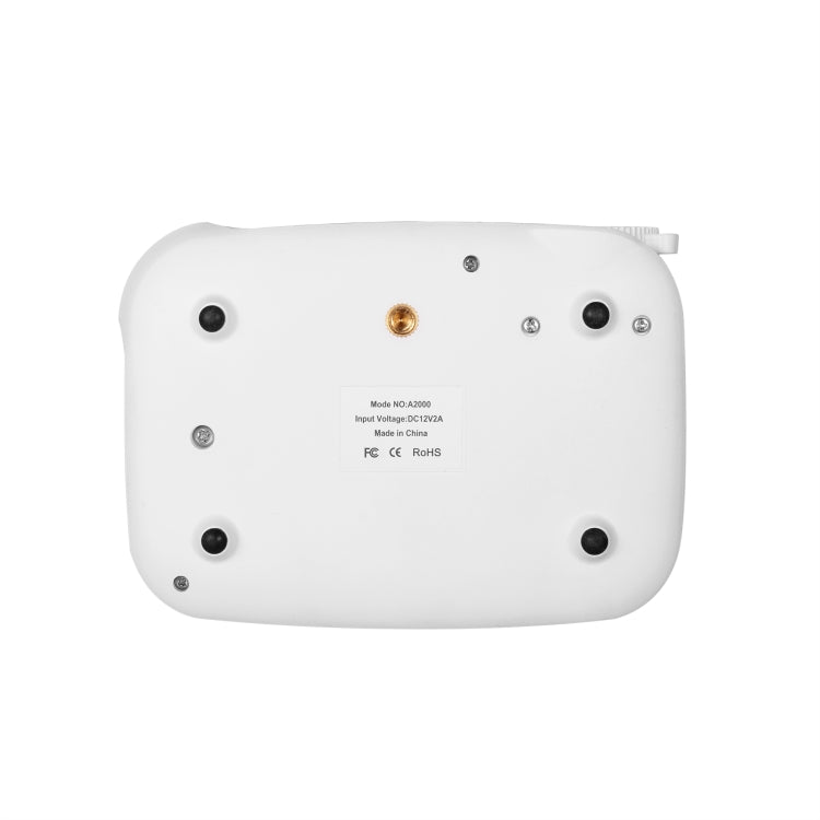 TRANSJEE A2000 320x240P 1000 ANSI Lumens Mini Home Theater HD Digital Projector, Plug Type: UK Plug, Plug Type: UK Plug(White)