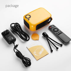 TRANSJEE A2000 320x240P 1000 ANSI Lumens Mini Home Theater HD Digital Projector, Plug Type: UK Plug, Plug Type: UK Plug(White)
