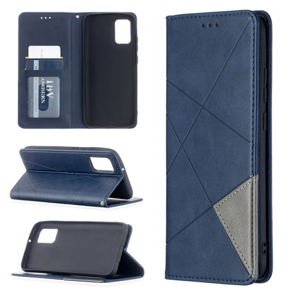 Rhombus Texture Horizontal Flip Magnetic Leather Case with Holder & Card Slots & Wallet, For Samsung Galaxy A02s (EU Version), For Nokia 5.4