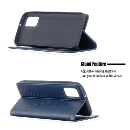 Rhombus Texture Horizontal Flip Magnetic Leather Case with Holder & Card Slots & Wallet, For Samsung Galaxy A02s (EU Version), For Nokia 5.4