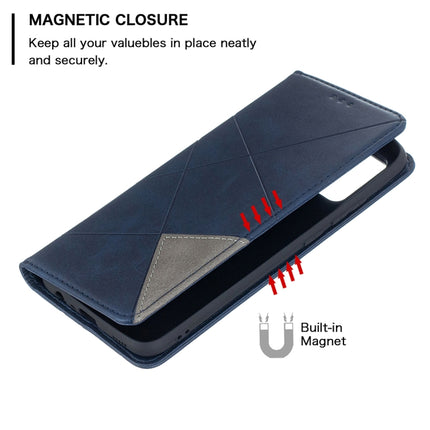 Rhombus Texture Horizontal Flip Magnetic Leather Case with Holder & Card Slots & Wallet, For Samsung Galaxy A02s (EU Version), For Nokia 5.4