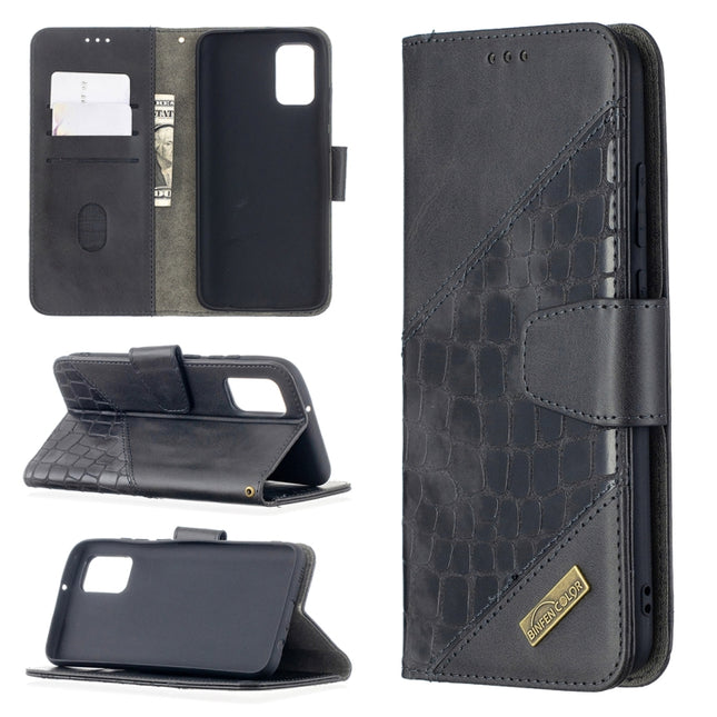 Matching Color Crocodile Texture Horizontal Flip PU Leather Case with Wallet & Holder & Card Slots, For Nokia 5.4, For Samsung Galaxy A02s (EU Version)