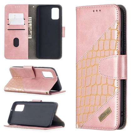 Matching Color Crocodile Texture Horizontal Flip PU Leather Case with Wallet & Holder & Card Slots, For Nokia 5.4, For Samsung Galaxy A02s (EU Version)