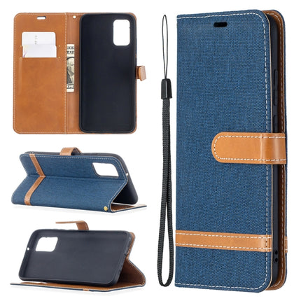 Color Matching Denim Texture Horizontal Flip Leather Case with Holder & Card Slots & Wallet & Lanyard, For Nokia 5.4, For Samsung Galaxy A02s (EU Version)