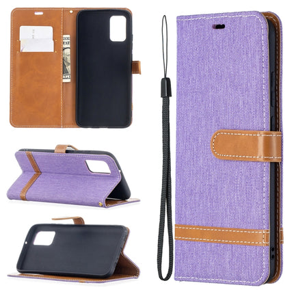 Color Matching Denim Texture Horizontal Flip Leather Case with Holder & Card Slots & Wallet & Lanyard, For Nokia 5.4, For Samsung Galaxy A02s (EU Version)