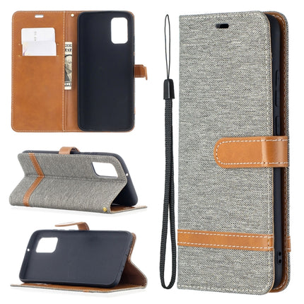 Color Matching Denim Texture Horizontal Flip Leather Case with Holder & Card Slots & Wallet & Lanyard, For Nokia 5.4, For Samsung Galaxy A02s (EU Version)