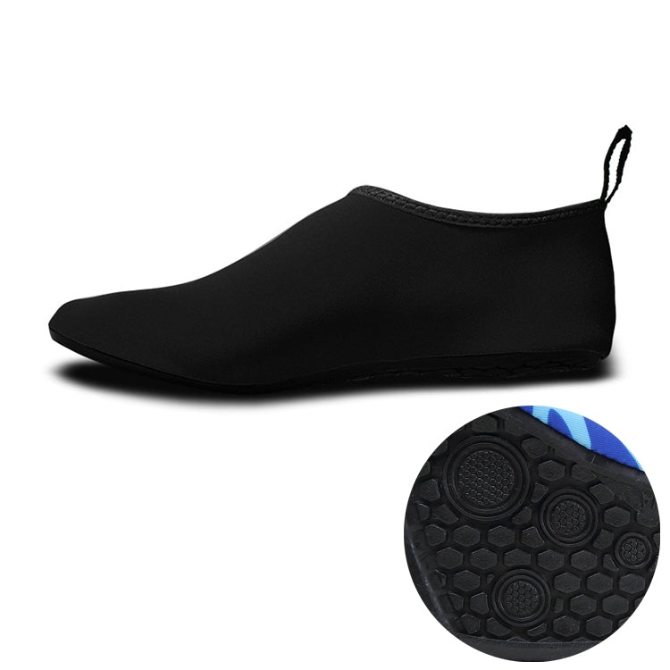 Non-slip Wear-resisting Thick Rubber Sole Diving Shoes and  Socks, One Pair