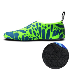 Non-slip Wear-resisting Thick Rubber Sole Diving Shoes and  Socks, One Pair