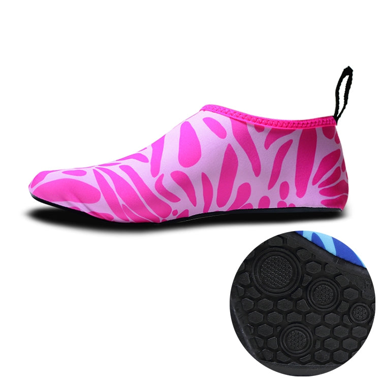 Non-slip Wear-resisting Thick Rubber Sole Diving Shoes and  Socks, One Pair