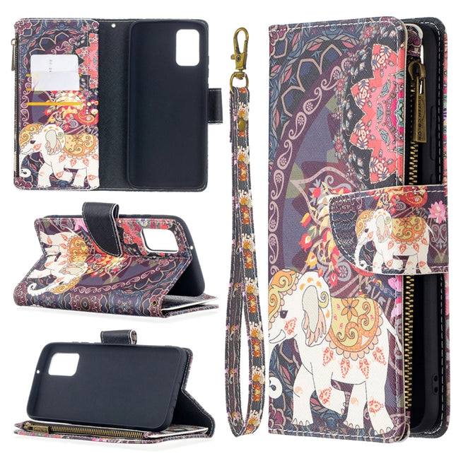 Colored Drawing Pattern Zipper Horizontal Flip Leather Case with Holder & Card Slots & Wallet, For Samsung Galaxy A02s (EU Version)