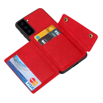 Double Buckle PU + TPU Shockproof Magnetic Protective Case with Card Slot & Holder, For Samsung Galaxy S21 5G, For Samsung Galaxy S21+ 5G, For Samsung Galaxy S21 Ultra 5G
