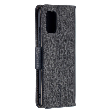 Litchi Texture Pure Color Horizontal Flip Leather Case with Holder & Card Slots & Wallet & Lanyard, For Samsung Galaxy A02s (EU Version)