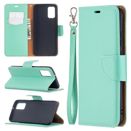 Litchi Texture Pure Color Horizontal Flip Leather Case with Holder & Card Slots & Wallet & Lanyard, For Samsung Galaxy A02s (EU Version)