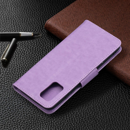 Embossing Two Butterflies Pattern Horizontal Flip PU Leather Case with Holder & Card Slot & Wallet & Lanyard, For Samsung Galaxy A02s (EU Version)