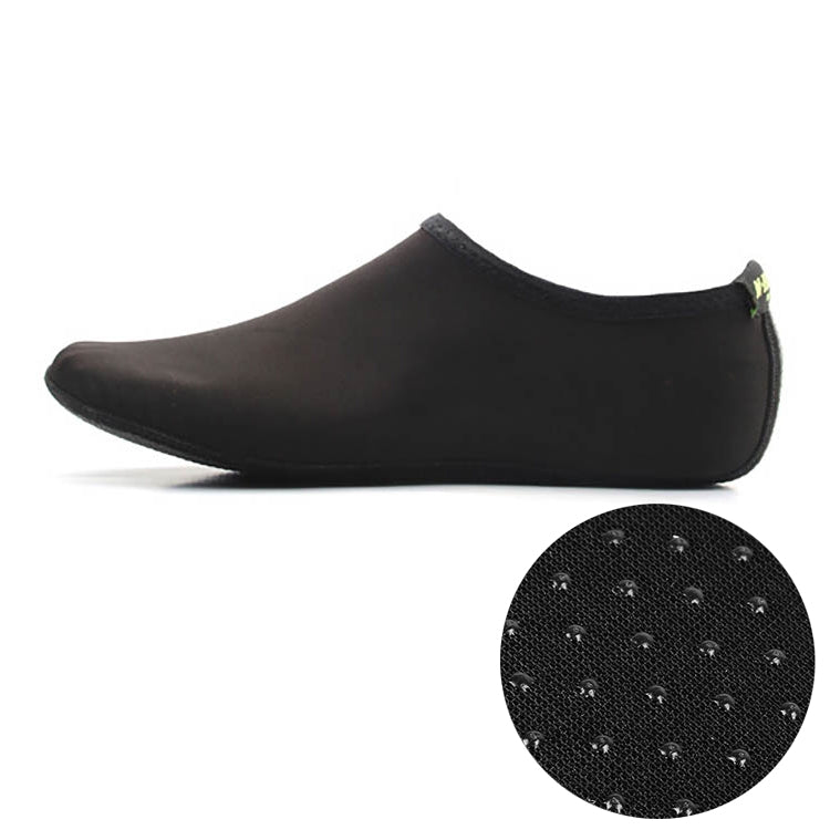 Non-slip Plastic Grain Texture Thick Cloth Sole Solid Color Diving Shoes and Socks, One Pair, M, L, XL, XXL