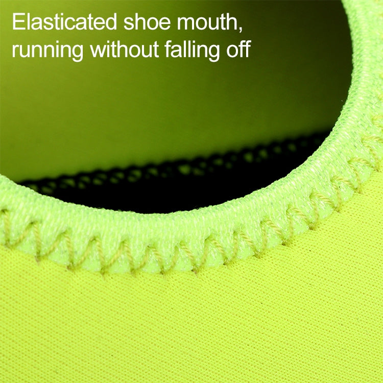 Non-slip Plastic Grain Texture Thick Cloth Sole Solid Color Diving Shoes and Socks, One Pair, M, L, XL, XXL