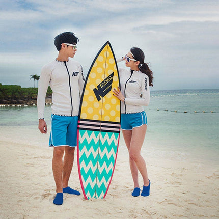 Non-slip Plastic Grain Texture Thick Cloth Sole Solid Color Diving Shoes and Socks, One Pair