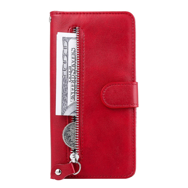 Fashion Calf Texture Zipper Horizontal Flip Leather Case with Stand & Card Slots & Wallet Function, For Huawei P smart 2021, For Huawei Y7a, For Honor 10X Lite, For Samsung Galaxy A52 5G