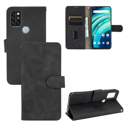 Solid Color Skin Feel Magnetic Buckle Horizontal Flip Calf Texture PU Leather Case with Holder & Card Slots & Wallet, For UMIDIGI A9 Pro