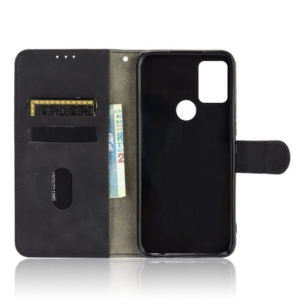Solid Color Skin Feel Magnetic Buckle Horizontal Flip Calf Texture PU Leather Case with Holder & Card Slots & Wallet, For UMIDIGI A9 Pro