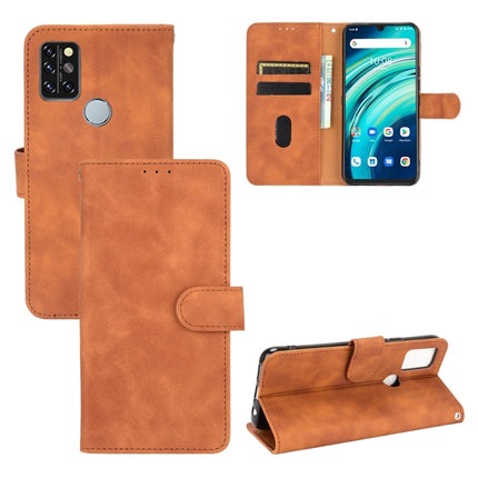 Solid Color Skin Feel Magnetic Buckle Horizontal Flip Calf Texture PU Leather Case with Holder & Card Slots & Wallet, For UMIDIGI A9 Pro