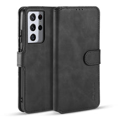 DG.MING Retro Oil Side Horizontal Flip Case with Holder & Card Slots & Wallet, For Samsung Galaxy S21+ 5G, For Samsung Galaxy S21 Ultra 5G, For Samsung Galaxy S21 5G