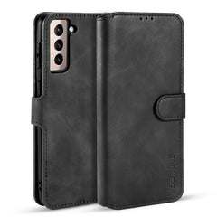DG.MING Retro Oil Side Horizontal Flip Case with Holder & Card Slots & Wallet, For Samsung Galaxy S21+ 5G, For Samsung Galaxy S21 Ultra 5G, For Samsung Galaxy S21 5G