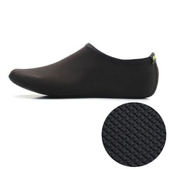 3mm Non-slip Rubber Embossing Texture Sole Solid Color Diving Shoes and Socks, One Pair