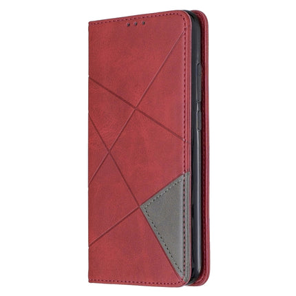 Rhombus Texture Horizontal Flip Magnetic Leather Case with Holder & Card Slots, For Xiaomi Redmi Note 8, For Xiaomi Redmi Note 8 Pro