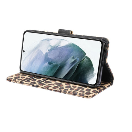 Leopard Pattern Horizontal Flip Leather Case with Holder & Card Slots, For Samsung Galaxy S21 5G, For Samsung Galaxy S21+ 5G, For Samsung Galaxy S21 Ultra 5G