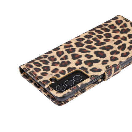 Leopard Pattern Horizontal Flip Leather Case with Holder & Card Slots, For Samsung Galaxy S21 5G, For Samsung Galaxy S21+ 5G, For Samsung Galaxy S21 Ultra 5G