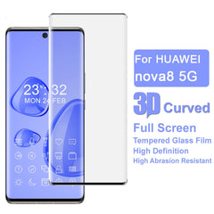 IMAK 3D Curved Full Screen Tempered Glass Film, For Huawei Nova 8 5G, For Huawei Nova 8 Pro 5G, For Samsung Galaxy S21 Ultra 5G, For Xiaomi Mi 11 5G